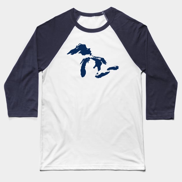 Great Lakes Baseball T-Shirt by DistractedGeek